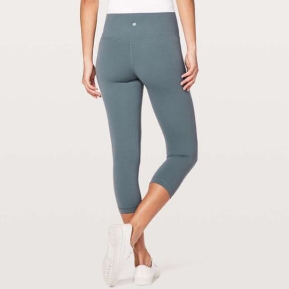 LuLulemon Athletica Align Crop 21" in Oil Blue 6 - Picture 2 of 12